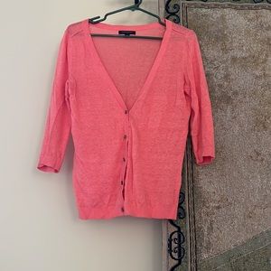 Pink banana republic light sweater.